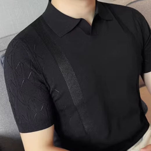 Men Stylish Polo Shirt - Short Sleeve with Classic Design - Perfect Casual and Sporty Looks - Comfortable Fit for Everyday Wear