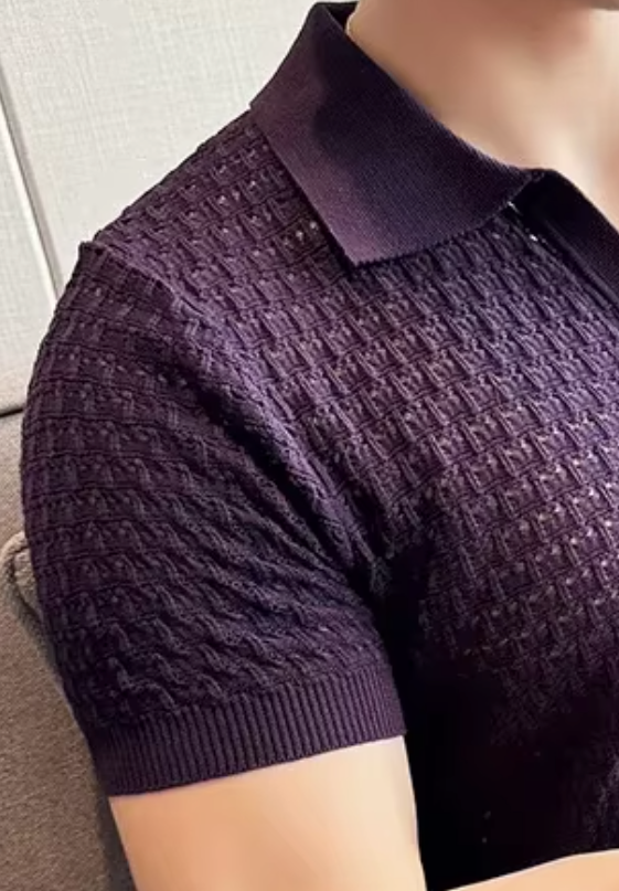 Barcelona Knitted Stretch Polo