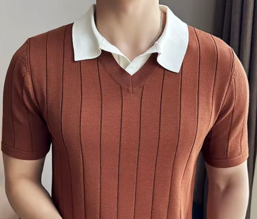 Monte Carlo Patterned Stretch Polo
