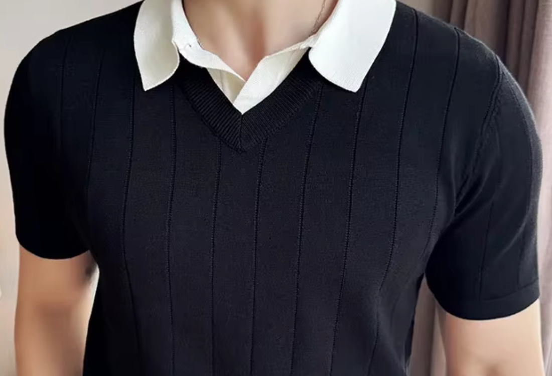 Monte Carlo Patterned Stretch Polo