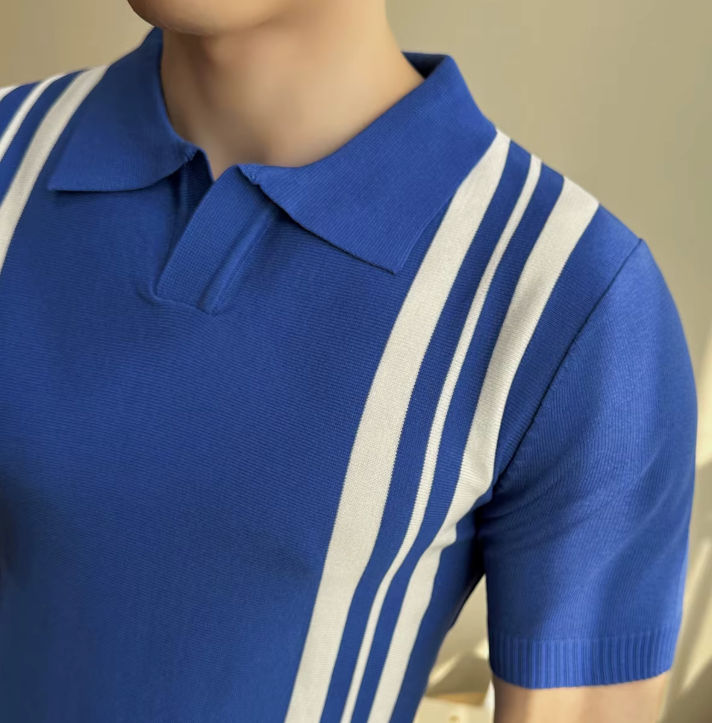 York Patterned Stretch Polo