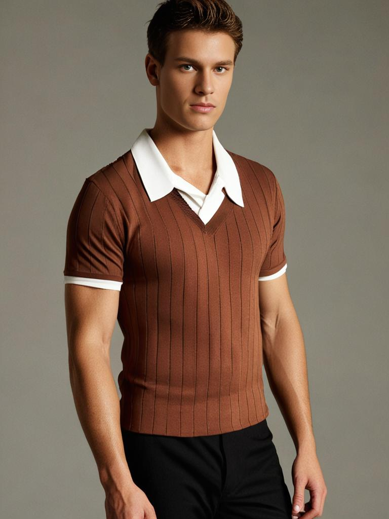 Monte Carlo Patterned Stretch Polo