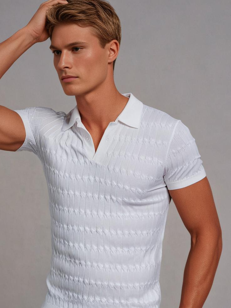 Montauk Textured Stretch Polo