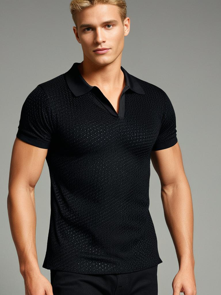 Barcelona Knitted Stretch Polo
